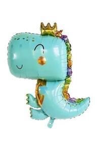 SEVİMLİ YEŞİL DİNO FOLYO BALON