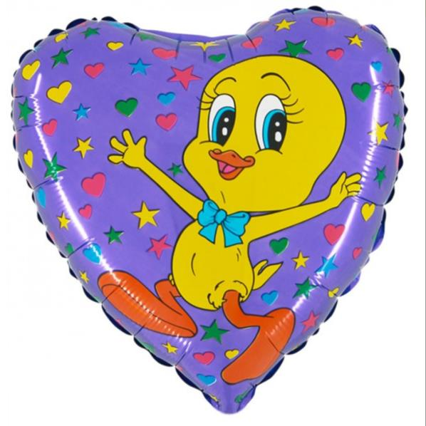 Tweety Kalp Folyo Balon 18''