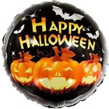 18'' FOLYO HAPPY HALLOWEEN TURUNCU