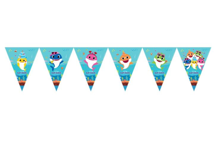 BABY SHARK ÜÇGEN BAYRAK SET