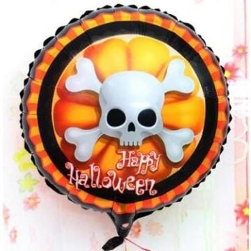 18'' FOLYO HAPPY HALLOWEEN SİYAH