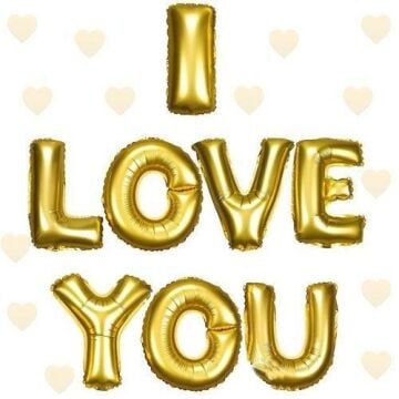 14'' FOLYO I LOVE YOU SET KARIŞIK RENK