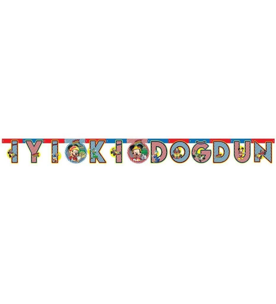 MİCKEY MOUSE İYİ Kİ DOĞDUN YAZI BANNER