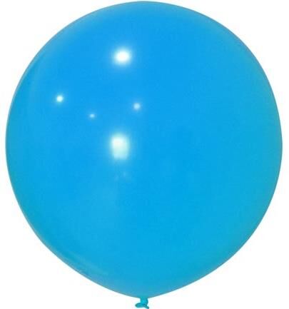 24'' MAKARON MAVİ JUMBO BALON (3'LÜ)