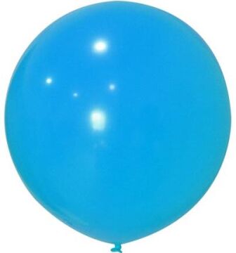 24'' MAKARON MAVİ JUMBO BALON (3'LÜ)