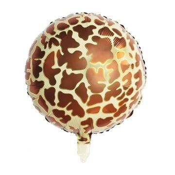 18'' ZÜRAFA DESENLİ FOLYO BALON