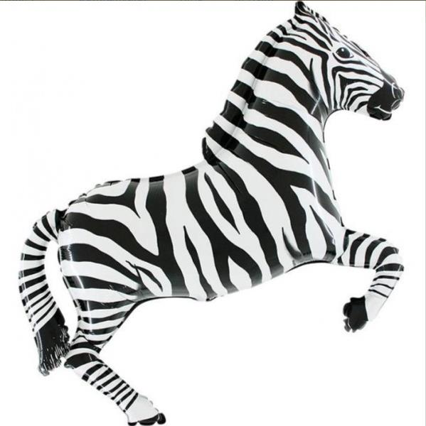 Zebra Folyo Balon