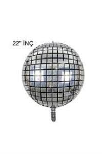 22'' DİSKO TOPU FOLYO BALON GÜMÜŞ