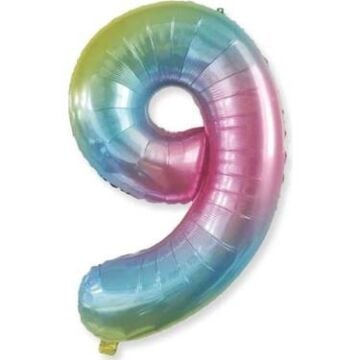 40'' FOLYO BALON RAKAM -9- GÖKKUŞAĞI