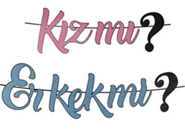 KIZ MI ERKEK Mİ KALİGRAFİ BANNER