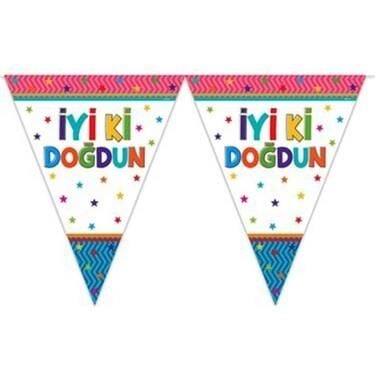 KARAKTERLİ YAZI BANNER BAYRAK SET