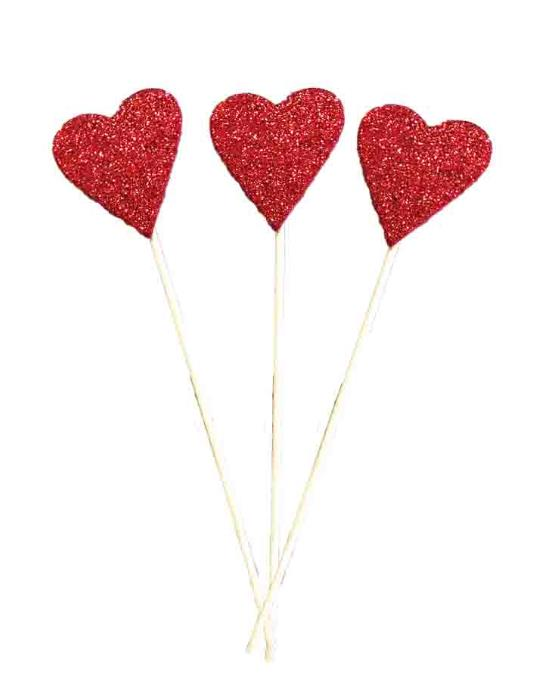 Simli Eva Kalp Kürdan Uzun Kırmızı