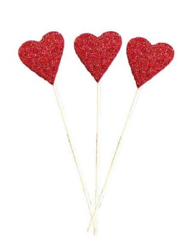 Simli Eva Kalp Kürdan Uzun Kırmızı