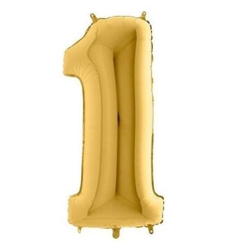 40'' FOLYO BALON RAKAM -1- GOLD