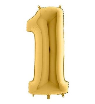 40'' FOLYO BALON RAKAM -1- GOLD