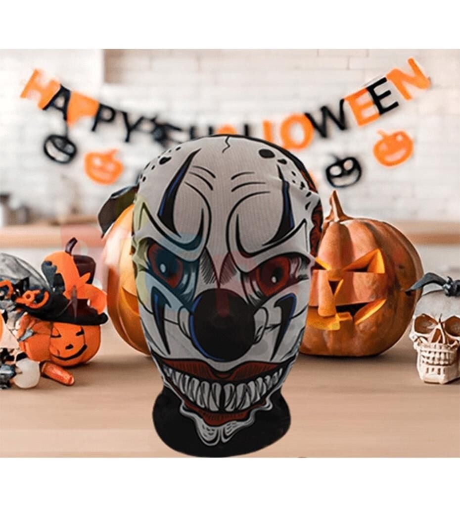 HALLOWEEN KORKU MASKESİ TRANSPARAN