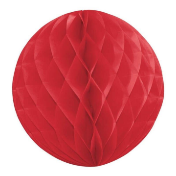 Dekoratif Petek Süs Kırmızı (25 Cm)