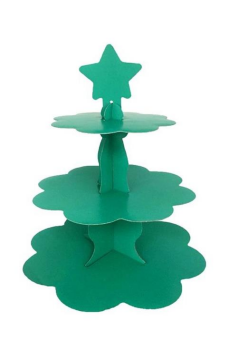 3 KATLI CUPCAKE STANDI YEŞİL