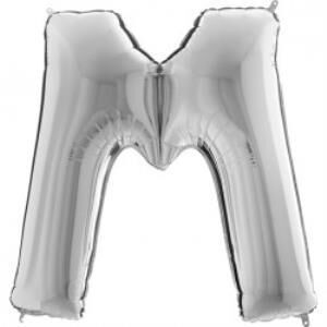 40'' FOLYO BALON HARF -M- GÜMÜŞ