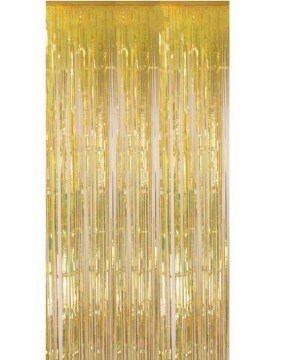 Metalize Duvar Perdesi Gold