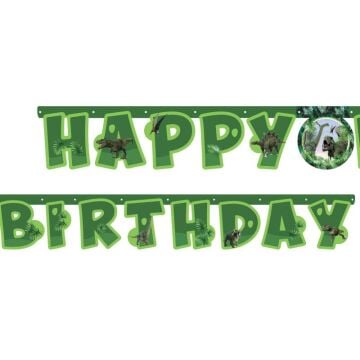 VAHŞİ JURASSİK H.BIRTHDAY BANNER