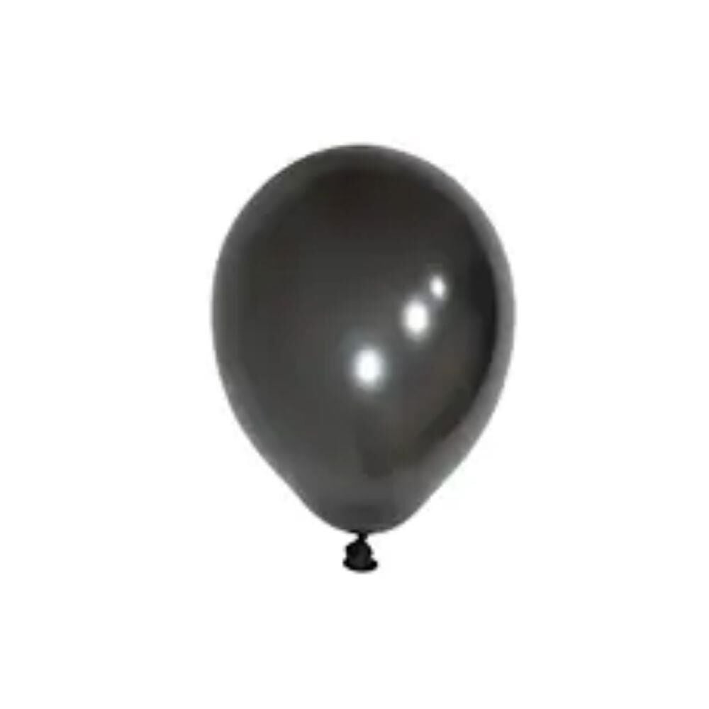 12'' SİYAH METALİK  BALON ( B.E. )
