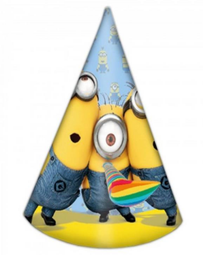 MİNİONS KÜLAH ŞAPKA 6 LI