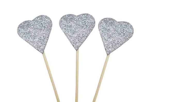 Simli Eva Kalp Kürdan Gümüş (12 Li)