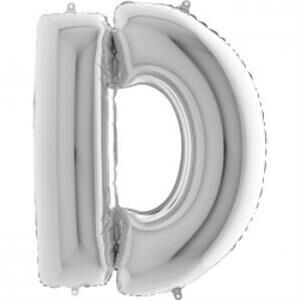 40'' FOLYO BALON HARF -D- GÜMÜŞ