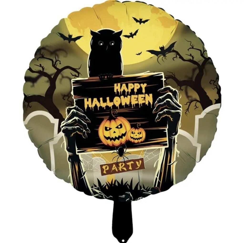 18'' YUVARLAK HAPPY HALLOWEEN FOLYO 5100