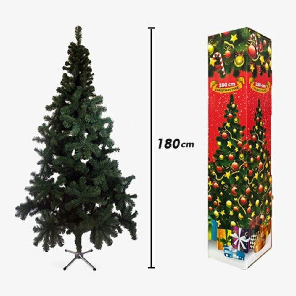 YILBAŞI ÇAM AĞACI 180 CM - YEŞİL*