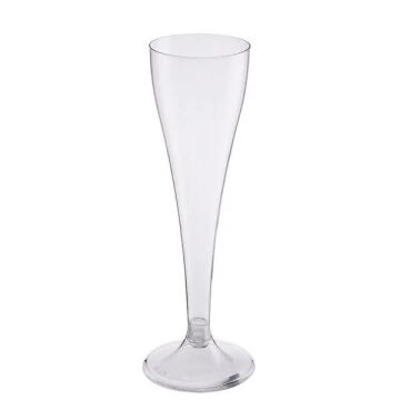 PLASTİK ŞAMPANYA BARDAĞI MAVİ 6 LI