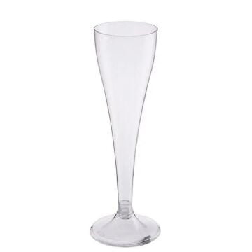 PLASTİK ŞAMPANYA BARDAĞI MAVİ 6 LI