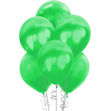 Metalik Balon Koyu Yeşil 12'' 100 Adet (Partibeta)