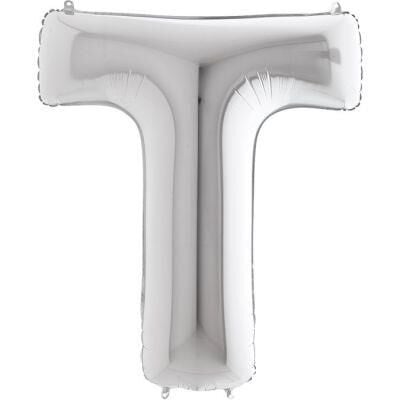 40'' FOLYO BALON HARF -T- GÜMÜŞ