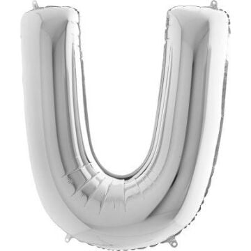 40'' FOLYO BALON HARF -U- GÜMÜŞ