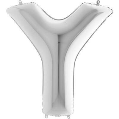 40'' FOLYO BALON HARF -Y- GÜMÜŞ