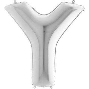 40'' FOLYO BALON HARF -Y- GÜMÜŞ