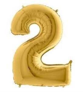 40'' FOLYO BALON RAKAM -2- GOLD
