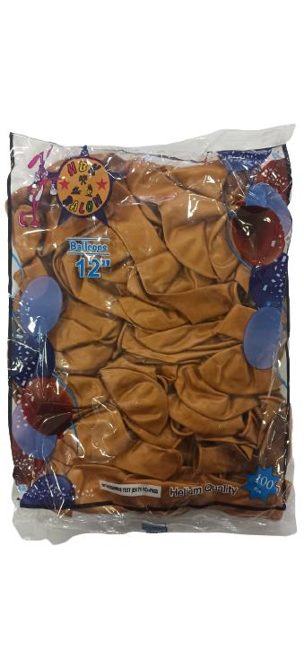 Metalik Gold Balon 100 Adet 12'' (Hbk)