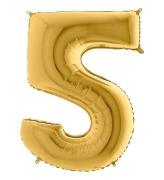 40'' FOLYO BALON RAKAM -5- GOLD