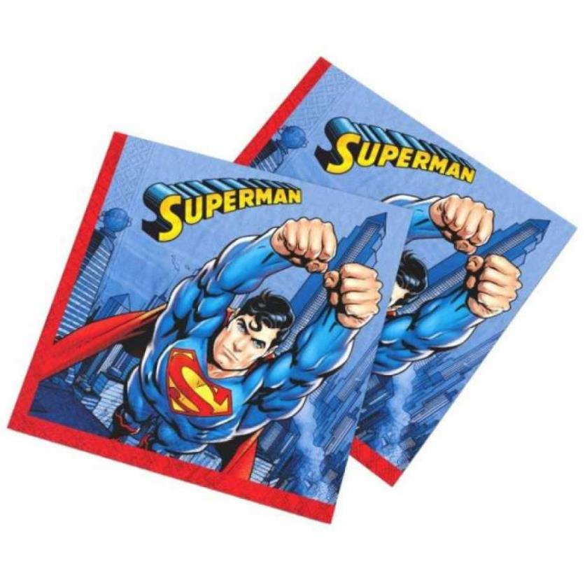 Süperman Peçete 16 Adet