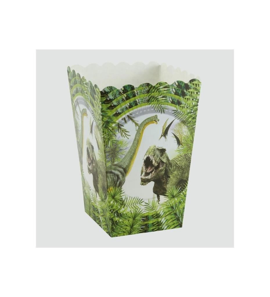 DİNAZOR BASKILI POPCORN KUTUSU 8 Lİ