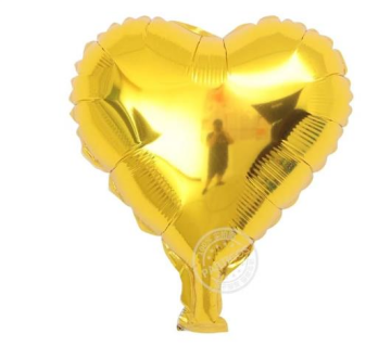 Kalp Folyo Gold 5''