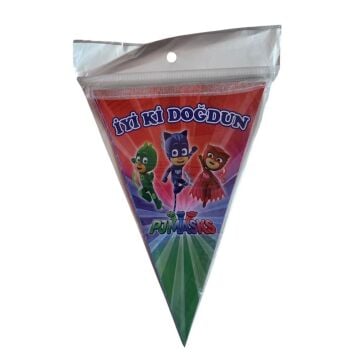 MASKELİ ÜÇLÜ ÜÇGEN FLAMA