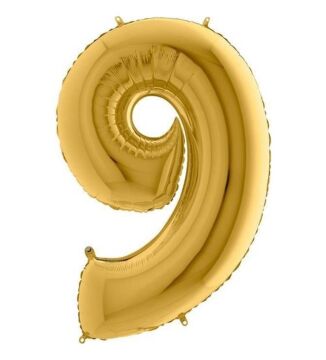 40'' FOLYO BALON RAKAM -9- GOLD