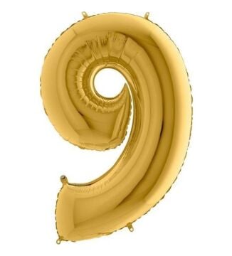 40'' FOLYO BALON RAKAM -9- GOLD
