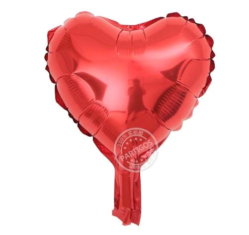 Kalp Folyo Kırmızı 5''