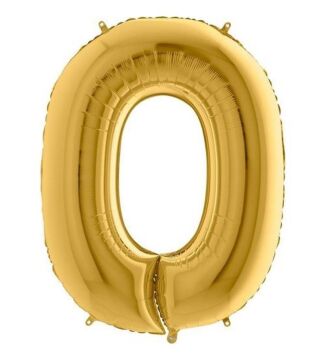 40'' FOLYO BALON RAKAM -0- GOLD