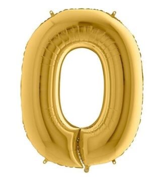 40'' FOLYO BALON RAKAM -0- GOLD